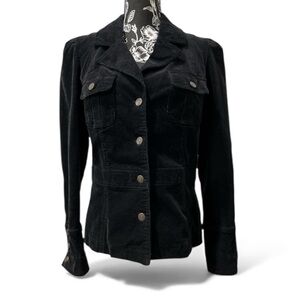 JKLA California Black Corduroy Jacket – Size Large